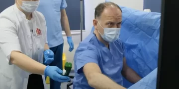 Prostate cancer biopsy at MMT Hospital